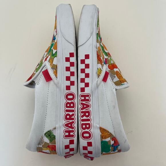 VANS X HARIBO M 8 / W 9.5 Classic Slip On Sneaker Checkerboard Gummy Bear - Picture 7 of 10